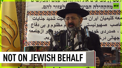 Iran’s chief rabbi holds conference in support of Gaza