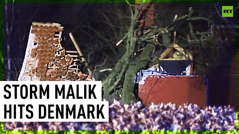 Storm Malik hits Denmark