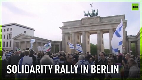 Berliners show solidarity with Israel amid Iranian attack