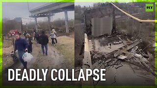 Road bridge collapses in Russia's Smolensk region