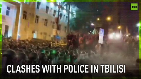 Tbilisi police use pepper gas against protesters over foreign agents law