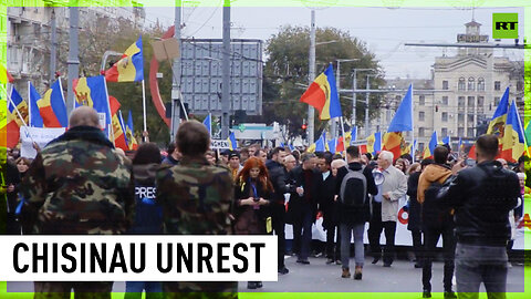 Dozens detained at anti-government rally in Chisinau, Moldova