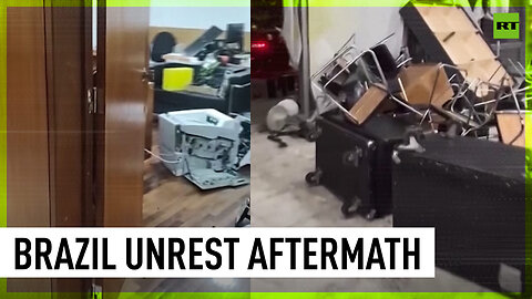 Damage and mess: Interiors of Brazil govt buildings trashed after massive riots