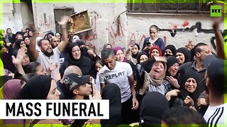 Palestinians hold funeral for teen killed during Israeli military raid