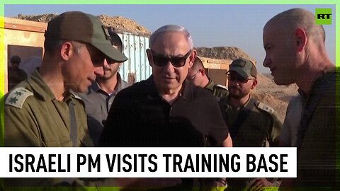 Netanyahu meets with troops in southern Israel