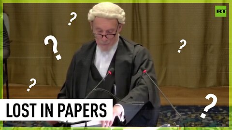 Israel’s ICJ lawyer appears flustered at hearing, blames paper shuffling