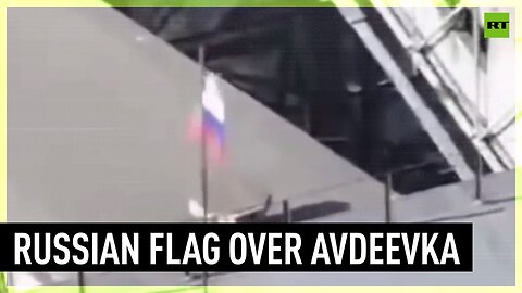 Russian flag raised over Donbass town of Avdeevka