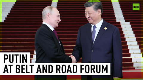 Putin arrives at reception for delegation heads at Belt and Road Forum