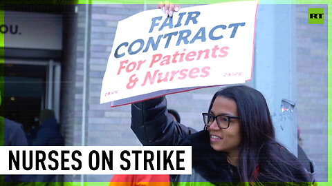 Thousands of nurses go on strike in New York demanding better working conditions