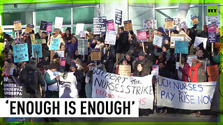 Nurses begin two-day protest in London