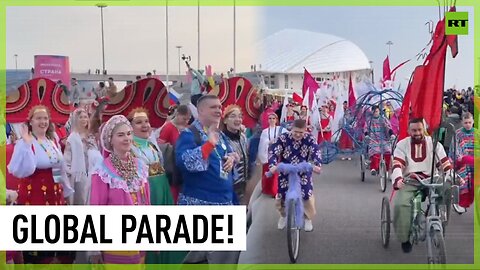 World Youth Festival Parade takes place in Russia