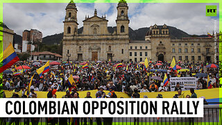 Thousands of protesters marched through Bogota denouncing the Colombian President