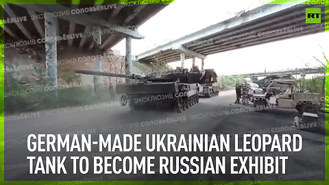 German-made Ukrainian Leopard tank to become Russian exhibit