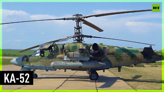 Russia's Ka-52s destroy Ukrainian strongholds