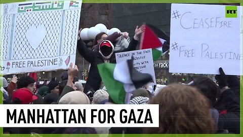 Massive 'Flood Manhattan for Rafah’ rally in support of Palestinians