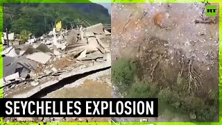 Explosion rocks industrial zone on Seychelles island of Mahe