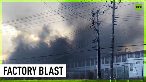 Powerful gas explosion at Fukushima factory
