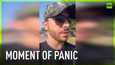 Eyewitness captures moment of panic following shooting at Trump’s rally
