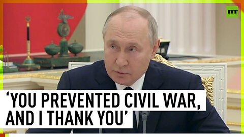 You prevented civil war and civilian casualties, and I thank you – Putin to military service members