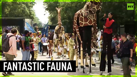Colorful parade marks 100th anniversary of Chapultepec Zoo in Mexico City