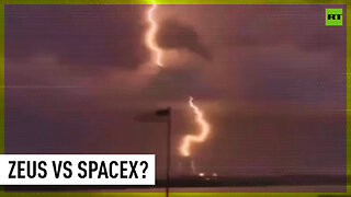 Lightning disrupts SpaceX’s launch of Falcon Heavy