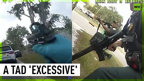 Florida cops shoot at unarmed man after being spooked by an acorn