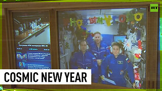 Russian cosmonauts send New Year greetings from ISS