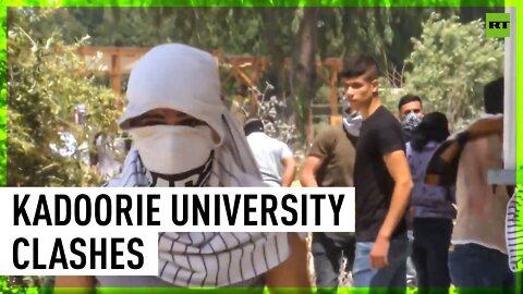 Clashes with Israeli forces leave 17 injured in Palestine’s Kadoorie University