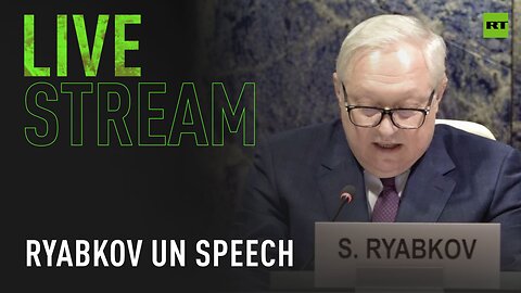 Russian Deputy FM Ryabkov speaks at UN Conference on Disarmament