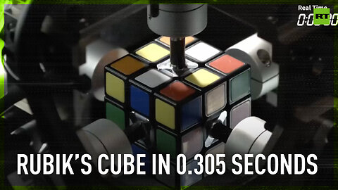 Robot solves Rubik’s Cube in 0.305 seconds