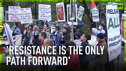 NY subway taken over by pro-Palestine protesters