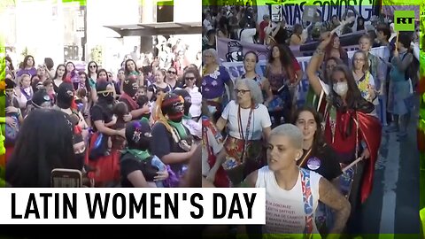 Thousands across Latin America mark International Women's Day