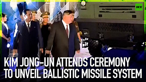 Kim Jong-un attends ceremony to unveil ballistic missile system