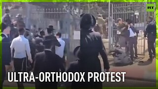Israeli Ultra-Orthodox protesters storm military recruitment base