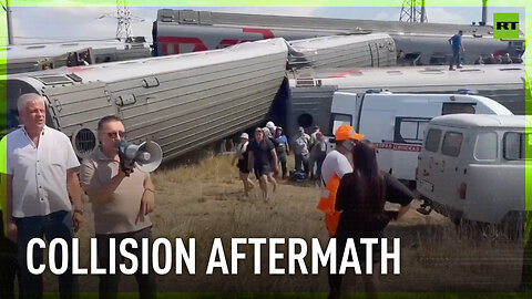 Rescue operations underway following train derailment in Russia