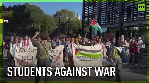Pro-Gaza protesters set up camp at Sydney university