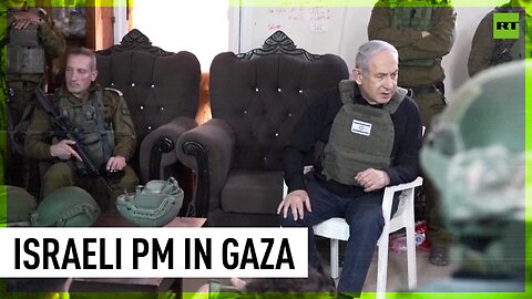 Netanyahu visits troops in Gaza