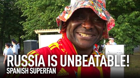 ‘Russia is undefeated!’ Spain’s most eccentric fan on Cloud 9 at EURO 2020