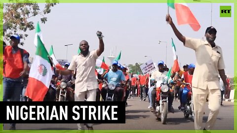 Nigerian union workers protest over soaring inflation