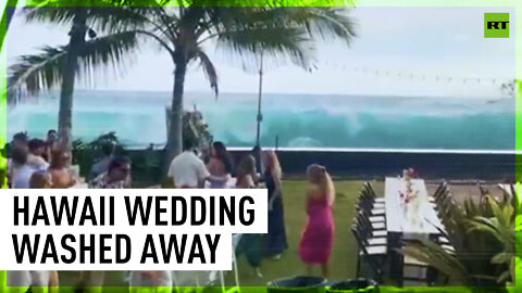 Wedding washed away by storm