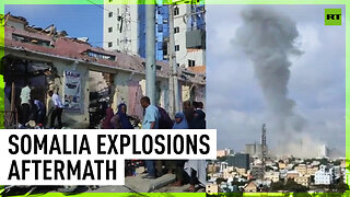 Two explosions kill at least 100 in Somalia