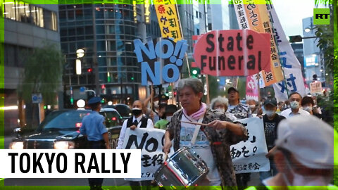 Crowds hit Tokyo streets decrying state funeral of late ex-PM Shinzo Abe