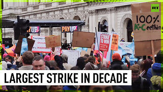Thousands march for better pay and working conditions in UK
