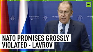 The West has ‘grossly violated’ NATO promises - Lavrov to RT