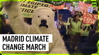 Climate protest hits Madrid