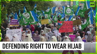 International Hijab Day | Hundreds of women rally in defense of their right to wear headscarves