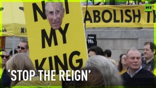 ‘Not my king’ | Protesters rally against monarchy in London