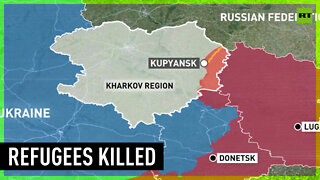 Kiev shells refugee convoy killing over 30 people including children