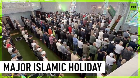 'Today is a great holiday' | Muslims celebrate Eid al-Adha in Russian cities