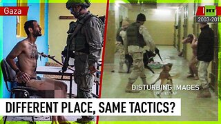 Shocking image of detained Gazan triggers comparison to US tortures at Abu Ghraib